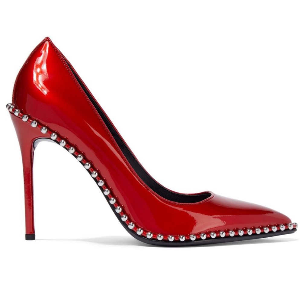 SOLD Alexander Wang Rie Studded Pumps Heels - Picture 2 of 15